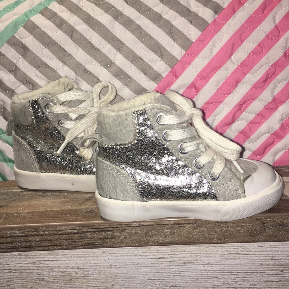 Girls Sparkly Sneakers